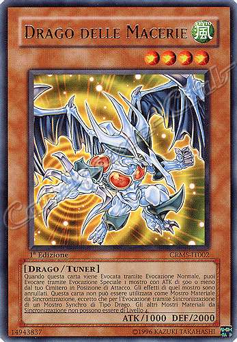 CRMS-IT002 Drago delle Macerie rara 1a Edizione (IT) -PLAYED-