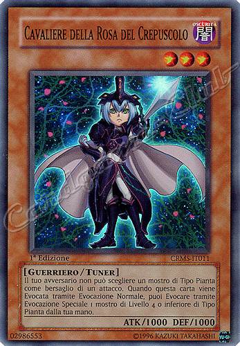 CRMS-IT011 Cavaliere della Rosa del Crepuscolo super rara 1a Edizione (IT) -PLAYED-