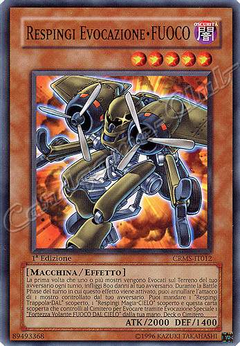 CRMS-IT012 Respingi Evocazione-FUOCO comune 1a Edizione (IT) -NEAR MINT-