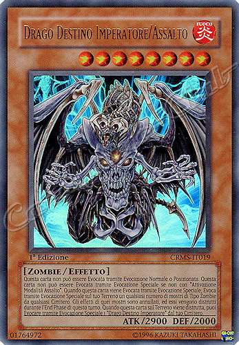 CRMS-IT019 Drago Destino Imperatore/Assalto ultra rara 1a Edizione (IT) -PLAYED-