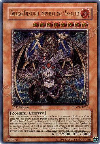 CRMS-IT019 Drago Destino Imperatore/Assalto rara ultimate 1a Edizione (IT) -GOOD-