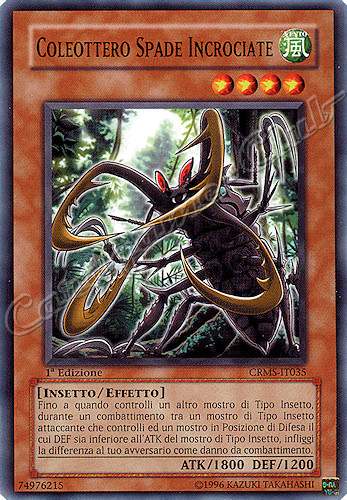 CRMS-IT035 Coleottero Spade Incrociate comune 1a Edizione (IT) -NEAR MINT-