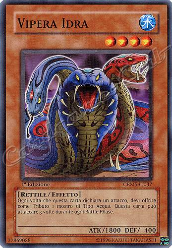 CRMS-IT037 Vipera Idra comune 1a Edizione (IT) -NEAR MINT-