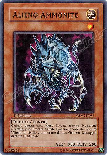 CRMS-IT039 Alieno Ammonite rara 1a Edizione (IT) -NEAR MINT-