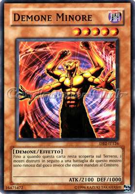DB2-IT126 Demone Minore comune (IT) -NEAR MINT-