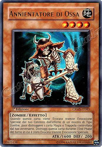 CRMS-IT083 Annientatore di Ossa ultra rara 1a Edizione (IT) -NEAR MINT-