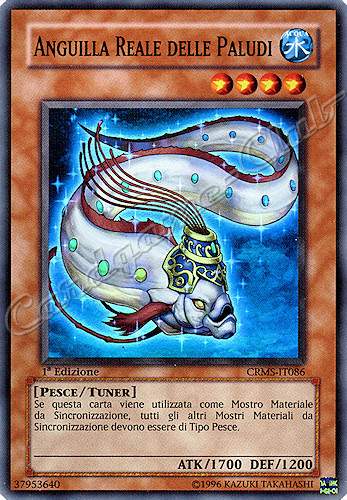 CRMS-IT086 Anguilla Reale delle Paludi super rara 1a Edizione (IT) -GOOD-