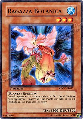 CSOC-IT027 Ragazza Botanica comune 1a Edizione (IT) -NEAR MINT-