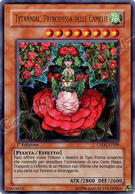 CSOC-IT029 Tytannial, Principessa delle Camelie ultra rara 1a Edizione (IT) -NEAR MINT-