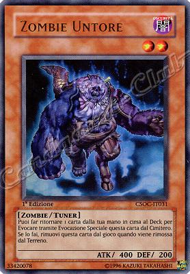 CSOC-IT031 Zombie Untore ultra rara 1a Edizione (IT) -NEAR MINT-