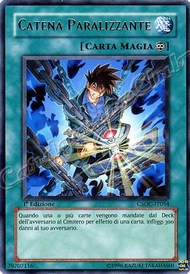 CSOC-IT054 Catena Paralizzante rara 1a Edizione (IT)  -GOOD-