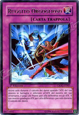 CSOC-IT067 Ruggito Orgoglioso rara 1a Edizione (IT) -NEAR MINT-