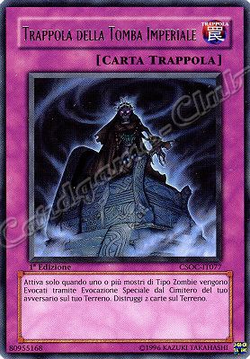 CSOC-IT077 Trappola della Tomba Imperiale rara 1a Edizione (IT)  -GOOD-