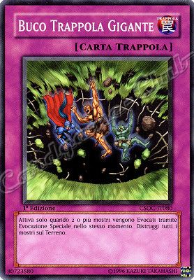 CSOC-IT080 Buco Trappola Gigante comune 1a Edizione (IT) -NEAR MINT-