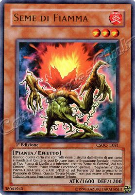 CSOC-IT081 Seme di Fiamma ultra rara 1a Edizione (IT) -NEAR MINT-