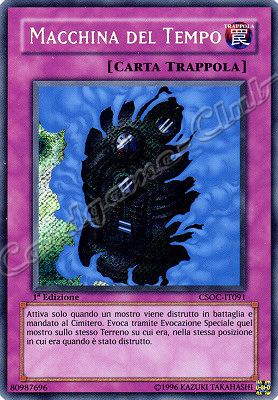 CSOC-IT091 Macchina del Tempo rara segreta 1a Edizione (IT) -NEAR MINT-