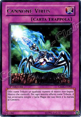 CSOC-IT092 Cannone Virus rara 1a Edizione (IT) -NEAR MINT-