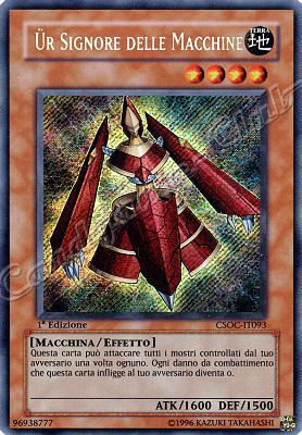 CSOC-IT093 Ur Signore delle Macchine rara segreta 1a Edizione (IT) -NEAR MINT-