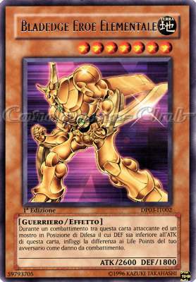 DP03-IT002 Bladedge Eroe Elementale rara 1a Edizione (IT) -NEAR MINT-