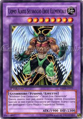 DP03-IT011 Uomo Alato Selvaggio Eroe Elementale comune 1a Edizione (IT) -NEAR MINT-