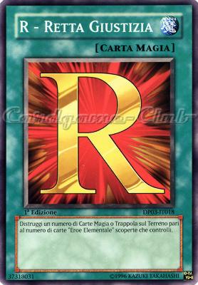 DP03-IT018 R-Retta Giustizia comune 1a Edizione (IT) -NEAR MINT-