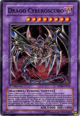 DP04-IT014 Drago Cyberoscuro super rara 1a Edizione (IT) -NEAR MINT-