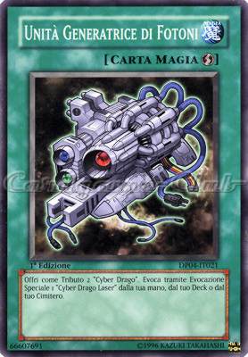 DP04-IT021 Unita' Generatrice di Fotoni comune 1a Edizione (IT) -NEAR MINT-