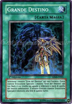 DP05-IT021 Grande Destino super rara 1a Edizione (IT) -NEAR MINT-