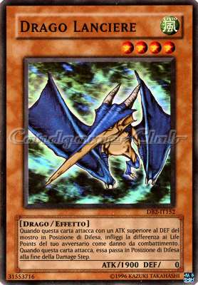 DB2-IT152 Drago Lanciere super rara (IT) -NEAR MINT-