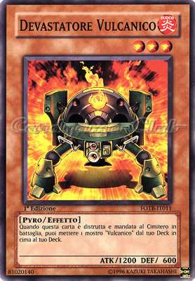 FOTB-IT011 Devastatore Vulcanico comune 1a Edizione (IT) -NEAR MINT-