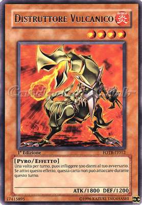 FOTB-IT012 Distruttore Vulcanico rara 1a Edizione (IT)  -GOOD-