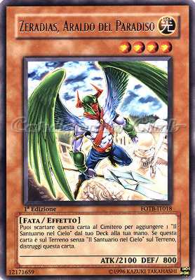 FOTB-IT018 Zeradias, Araldo del Paradiso rara 1a Edizione (IT) -PLAYED-