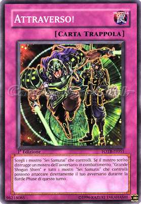 FOTB-IT051 Attraverso! comune 1a Edizione (IT) -NEAR MINT-