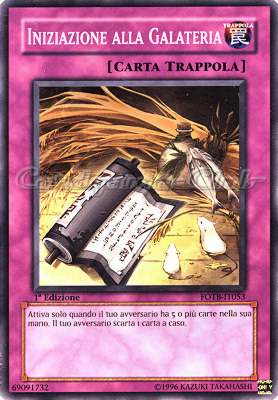 FOTB-IT053 Iniziazione alla Galanteria comune 1a Edizione (IT) -NEAR MINT-