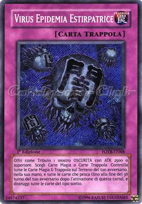 FOTB-IT068 Virus Epidemia Estirpatrice rara segreta 1a Edizione (IT) -NEAR MINT-