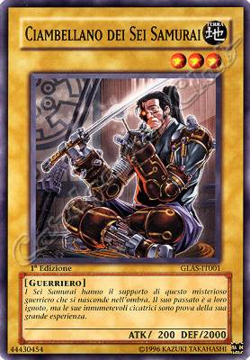 GLAS-IT001 Ciambellano dei Sei Samurai comune 1a Edizione (IT) -NEAR MINT-
