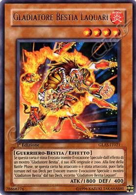 GLAS-IT021 Gladiatore Bestia Laquari rara 1a Edizione (IT) -NEAR MINT-