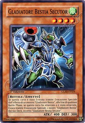 GLAS-IT024 Gladiatore Bestia Secutor comune 1a Edizione (IT) -NEAR MINT-