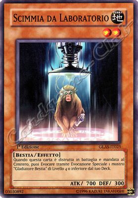 GLAS-IT025 Scimmia da Laboratorio comune 1a Edizione (IT) -NEAR MINT-