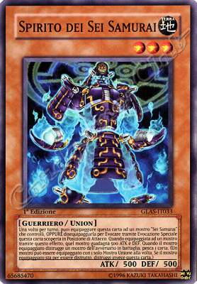 GLAS-IT033 Spirito dei Sei Samurai comune 1a Edizione (IT) -NEAR MINT-