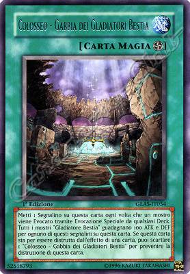 GLAS-IT054 Colosseo-Gabbia dei Gladiatori Bestia rara 1a Edizione (IT) -NEAR MINT-