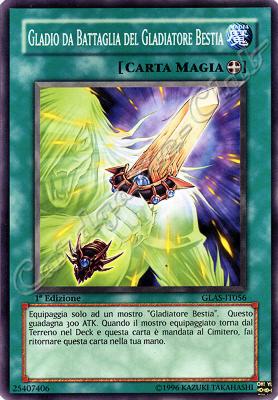 GLAS-IT056 Gladio da Battaglia del Gladiatore Bestia comune 1a Edizione (IT) -NEAR MINT-