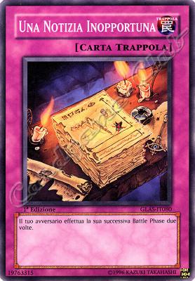 GLAS-IT080 Una Notizia Inopportuna comune 1a Edizione (IT) -NEAR MINT-