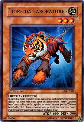 GLAS-IT082 Tigre da Laboratorio ultra rara 1a Edizione (IT) -NEAR MINT-