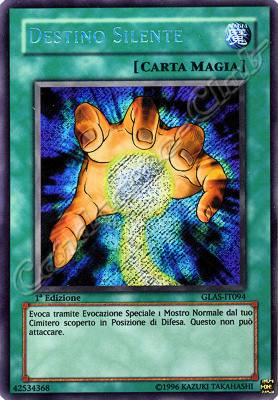 GLAS-IT094 Destino Silente rara segreta 1a Edizione (IT) -GOOD-