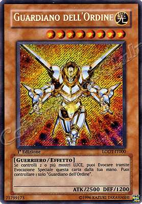 LODT-IT000 Guardiano dell'Ordine rara segreta 1a Edizione (IT) -NEAR MINT-