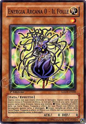 LODT-IT008 Energia Arcana 0-Il Folle comune 1a Edizione (IT) -NEAR MINT-