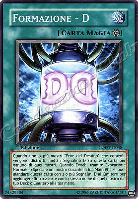 LODT-IT048 Formazione-D comune 1a Edizione (IT) -NEAR MINT-