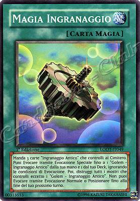 LODT-IT049 Magia Ingranaggio comune 1a Edizione (IT) -NEAR MINT-