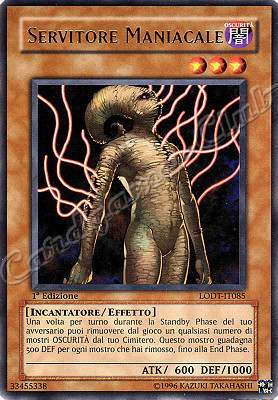 LODT-IT085 Servitore Maniacale rara 1a Edizione (IT) -PLAYED-